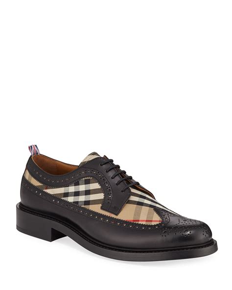 Burberry men's wingtip shoes